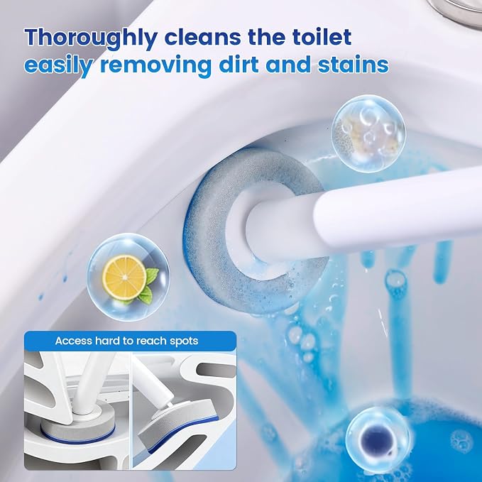 Toilet Wand Refills, Toilet Refill Pads, Disposable Toilet Brush Heads - Image 3