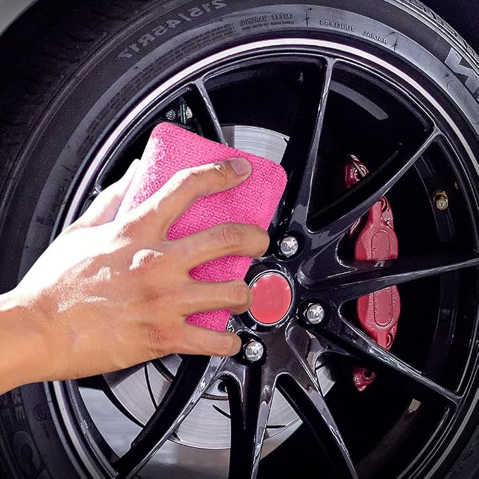 HOMEXCEL Microfiber Applicator Pads, Scratch-Free Car Wash Sponge - Image 4