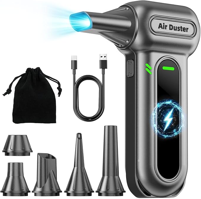 Electric Air Duster Cleaning Tools -180000RPM Super Power Cordless Air Duster by Gardon