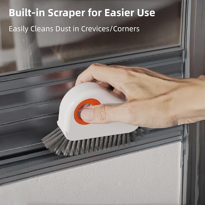 2-in-1 Window Groove Cleaning Brush, 2026 Upgraded Window Track Cleaner Tool - Image 2