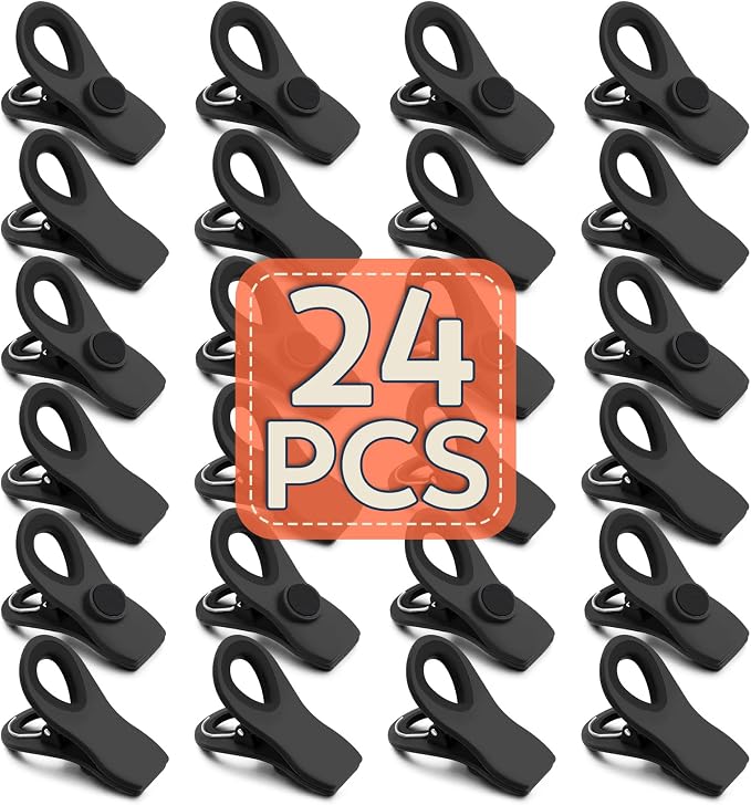 FINDMAG 24 Pack Magnetic Chip Clips by FINDMAG