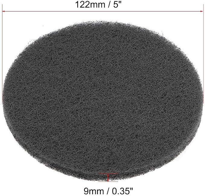 uxcell 5 Inch 1000 Grit Drill Power Brush Tile Scrubber Scouring Pads Cleaning - Image 2