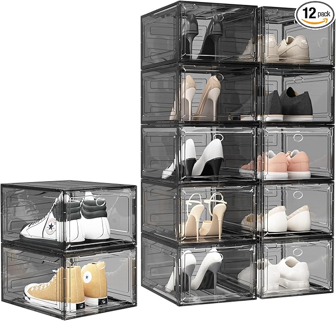 Upgrade Harder Solid Plastic Shoe Organizer by ARSTPEOENeatChic