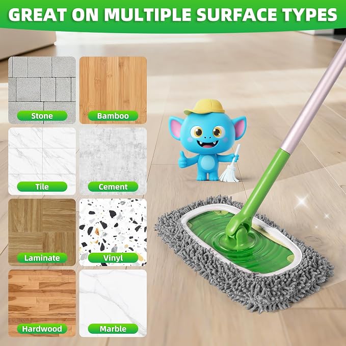 6 Pack Reusable Mop Pads Compatible - Image 5