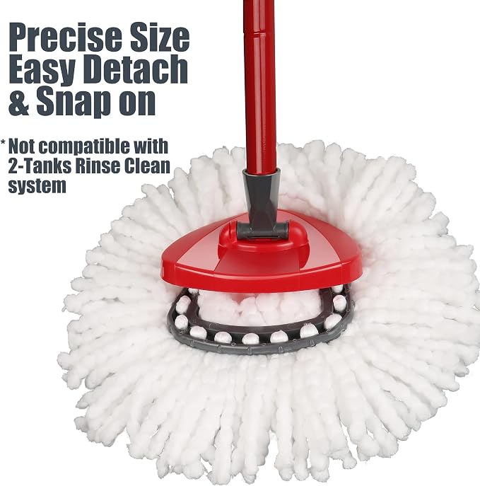 2 Pack Mop Replace Head Compatible - Image 2