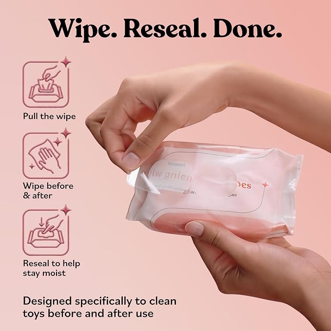 BELLESA Cleansing Wipes |Toy Cleansing Wipes | Personal Hygeine Wipes | Reusable - Image 3