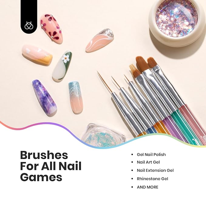 Beetles Gel Nail Art Brushes, DIY Manicure Tools Gift - Image 7