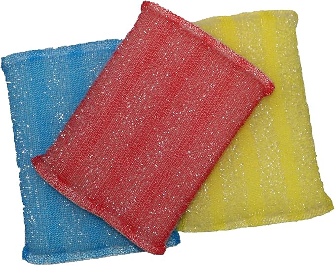 Nylon Kitchen Scrubber, Heavy Duty, Hand Friendly Scouring Sponge - Image 5