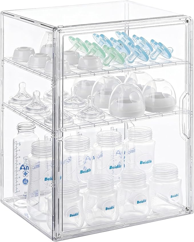 Baby Bottle Organizer – 3-Tier Bottle Storage Organizer Baby by ERTIUANIO