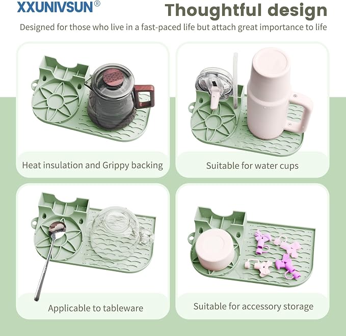 Bottle Drying Rack, Draining Mat - Image 5
