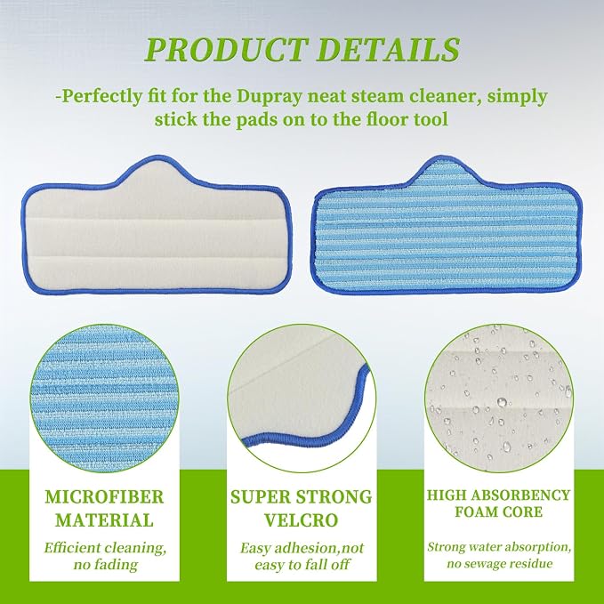 Reusable Microfiber Steam Mop Pad fit - Image 3