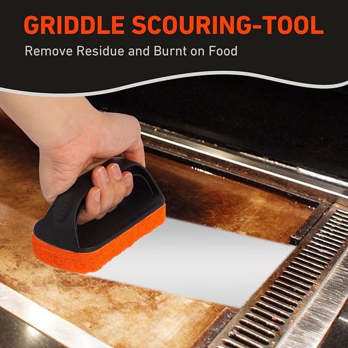14-Piece Griddle Cleaning Kit for Blackstone and Camp Chef, Non-Scratch - Image 7