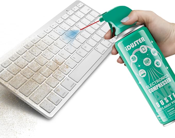 Disposable Compressed Duster, Computer Cleaner, Keyboard Cleaner, 1 Pack - Image 2
