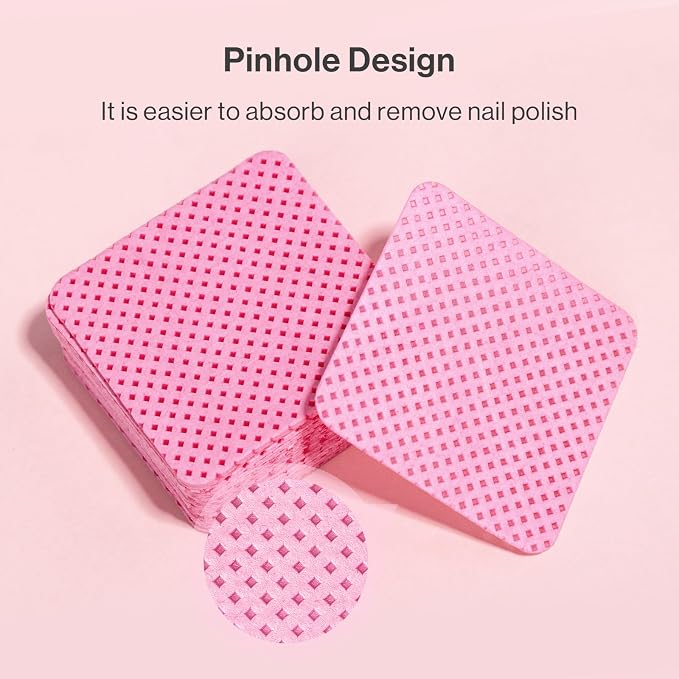 MelodySusie 900Pcs Lint Free Nail Wipes Super Absorbent Soft Non-Woven - Image 7