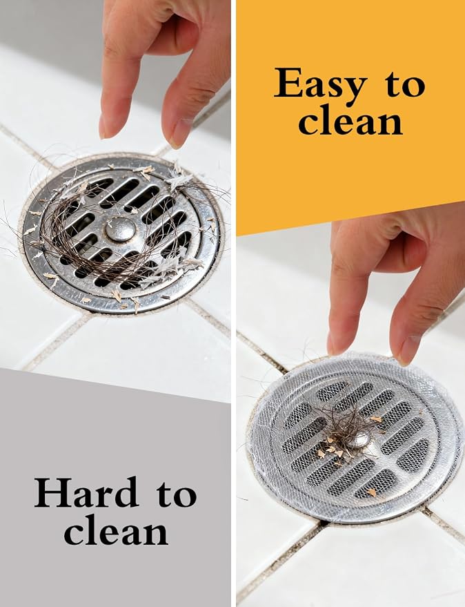 2 Pack Disposable Shower Drain Hair Catcher - Image 4
