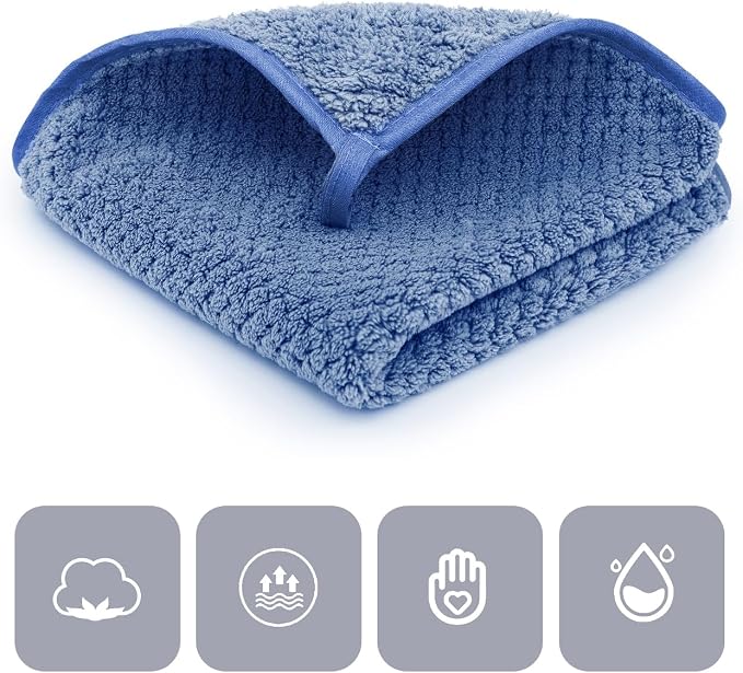6 Pack Washcloth Set Towels - Image 2
