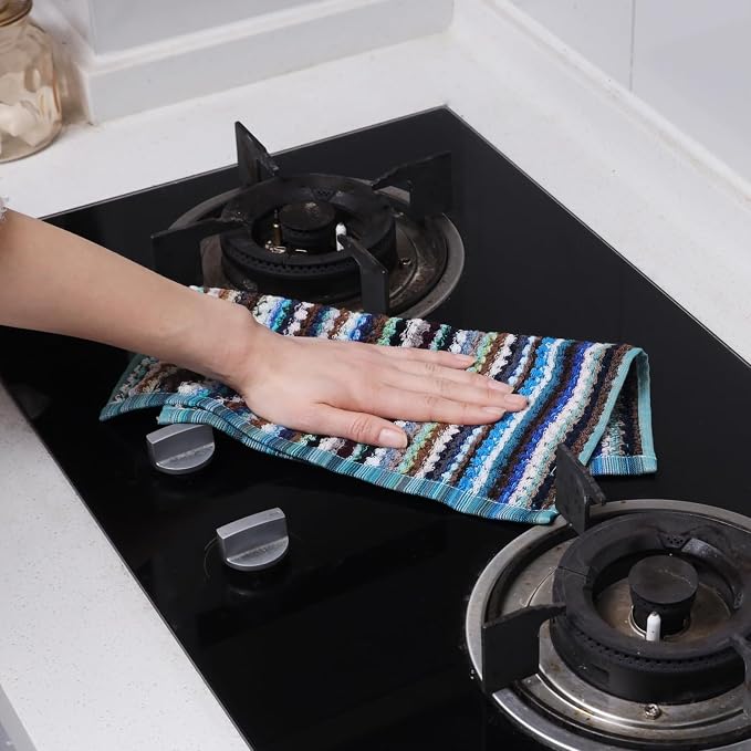 Oeleky Kitchen Dishcloths for Washing Dishes, Ultra Absorbent Dish Rags - Image 7