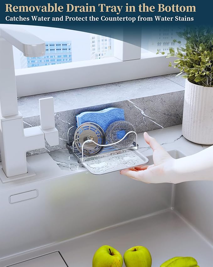 Consumest Sponge Holder for Kitchen Sink - Image 3