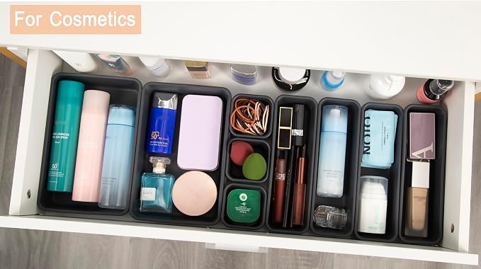 25 PCS Interlocking Desk Drawer Organizer Separator - Image 4