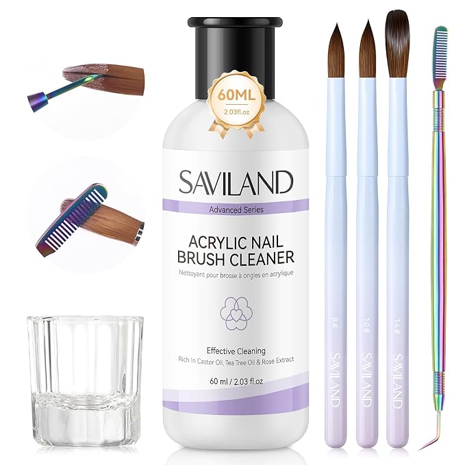 SAVILAND Acrylic Nail Brush by SAVILAND
