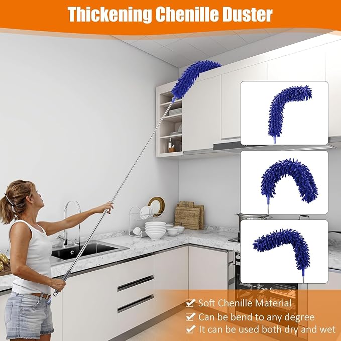 4 Pcs Microfiber Cobweb Duster - Image 6