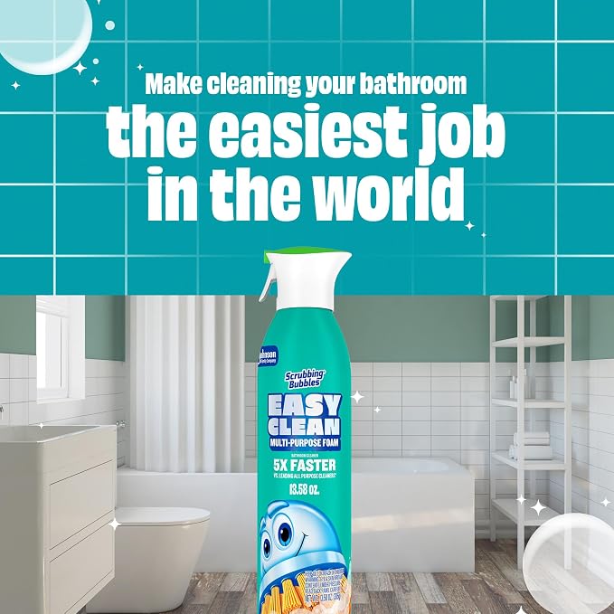 Scrubbing Bubbles Easy Clean Foaming Multipurpose Bathroom Cleaner, Continuous - Image 6