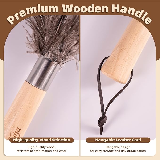 2 Pack Ostrich Feather Dusters - Image 3