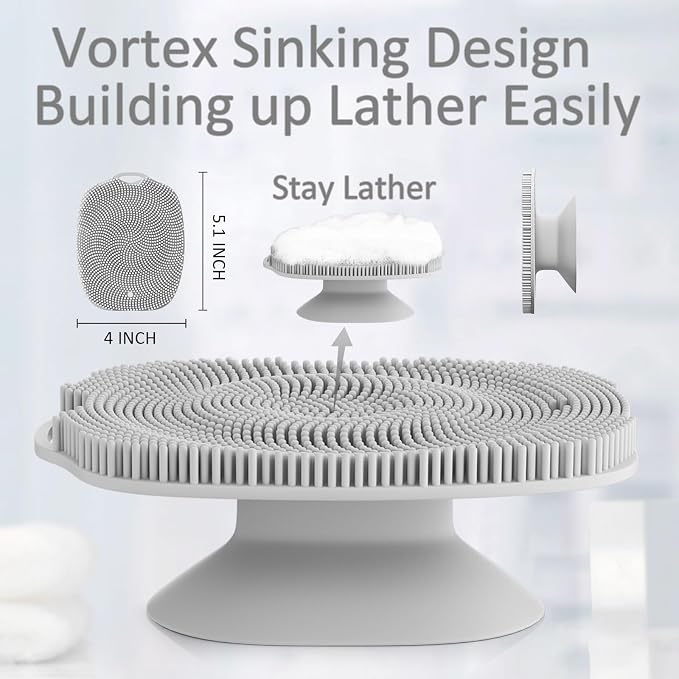 Soft Silicone Body Scrubber, Gentle Like a Hand Exfoliating Your Skin and Build - Image 5