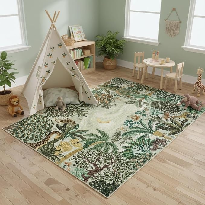 GarveeHome 4x6 Washable Area Rug by GarveeHome