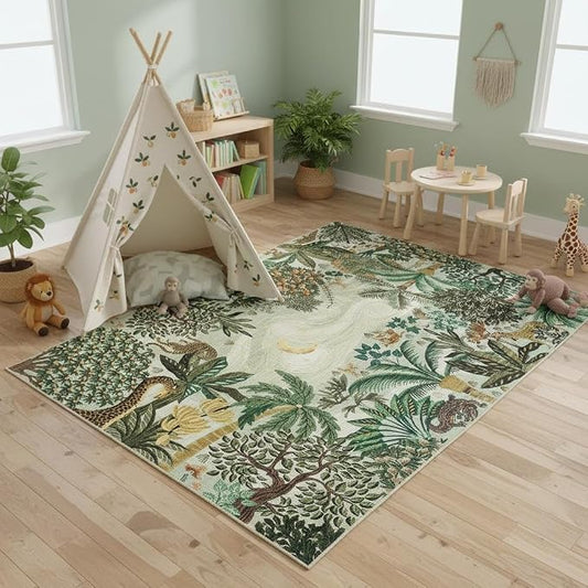 GarveeHome 4x6 Washable Area Rug by GarveeHome