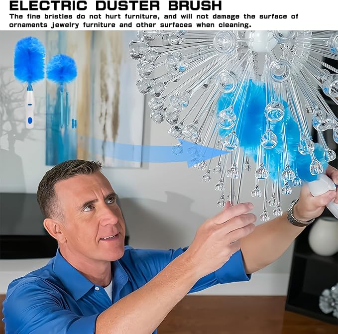 Electric Duster Brush-180°Electric Duster Multi-Function Automatic - Image 7