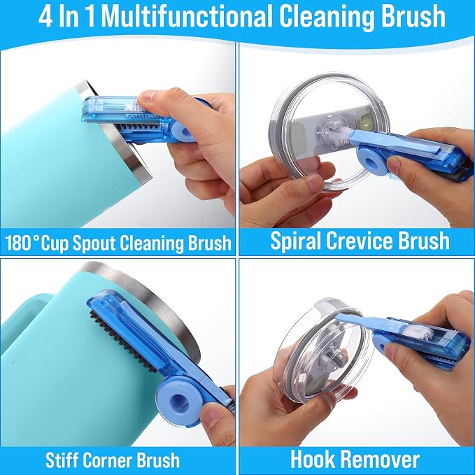 XANGNIER 4 PCS Water Bottle Cleaner Brush Set - Image 4