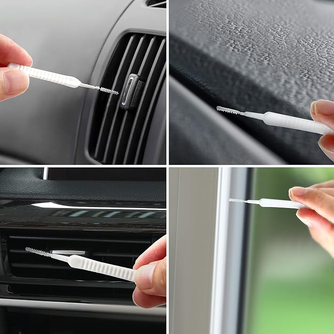 Patelai 60 Pcs Mini Shower Head Cleaner Brush Anti Clogging Nylon Cleaning - Image 5