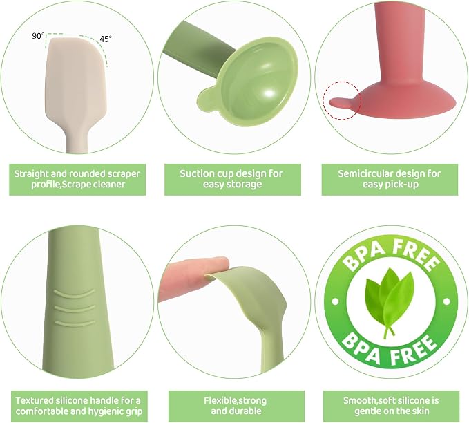 Butt Spatula Baby Diaper Cream spatula 3 Pcs - Image 6