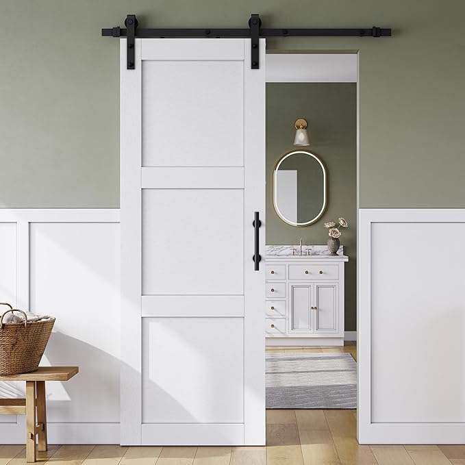 SmartStandard 30in x 84in Sliding Barn Door by SMARTSTANDARD