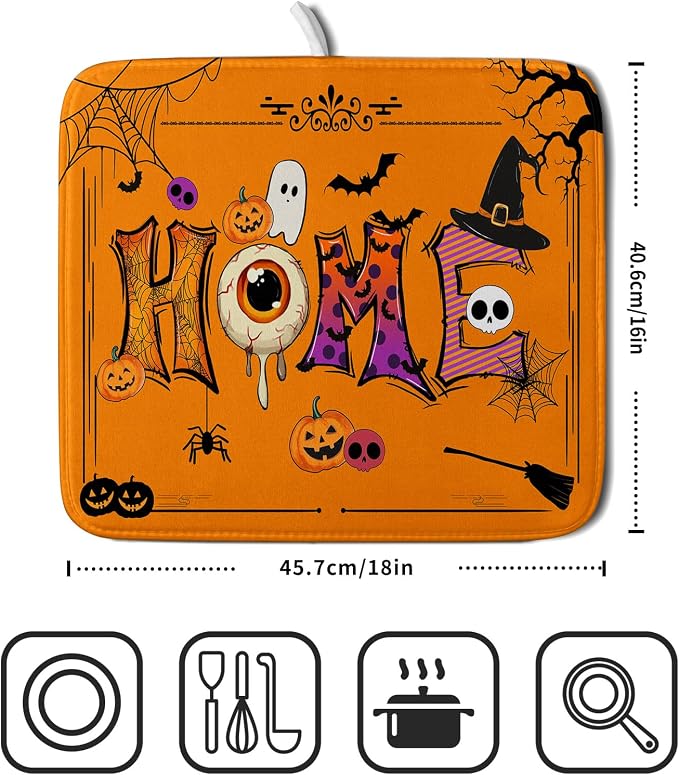 Funny Festival Dish Drying Mats - Image 2