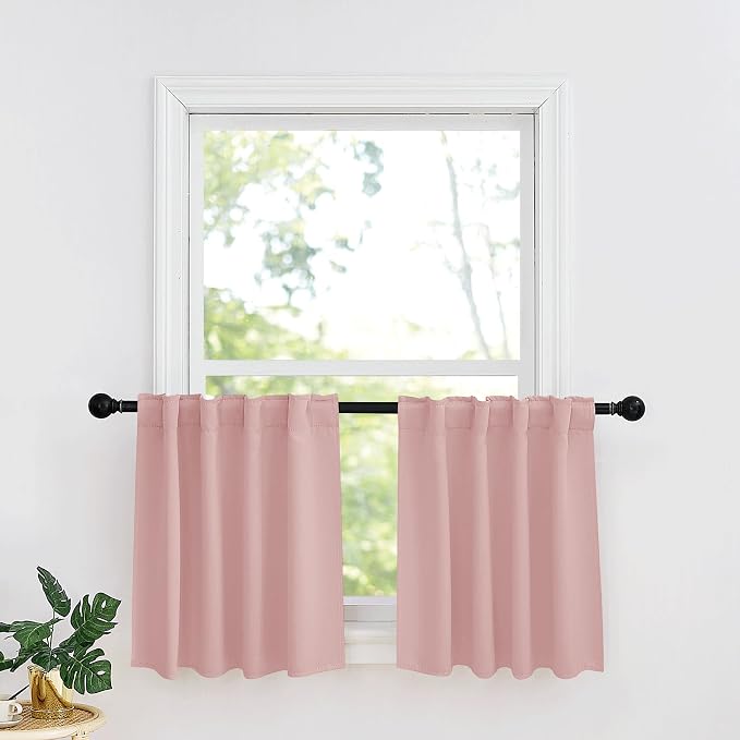 RYB HOME Kitchen Window Curtains Over Sink by RYBHOME
