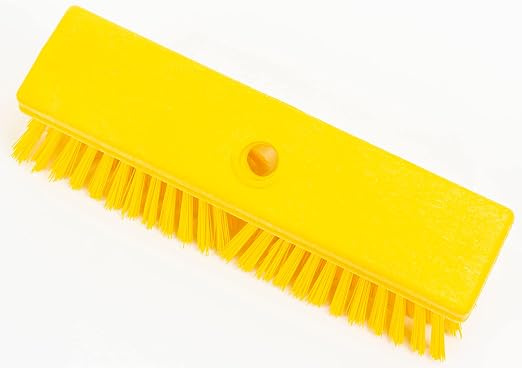 SPARTA Plastic Floor Scrub Brush, Brush Head Only, Deck Brush - Image 2
