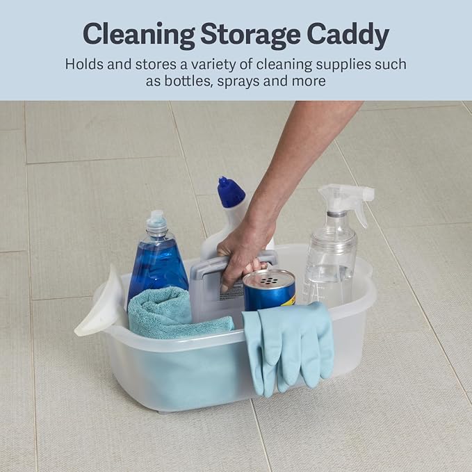 Casabella Plastic Multipurpose Cleaning Storage Caddy - Image 2