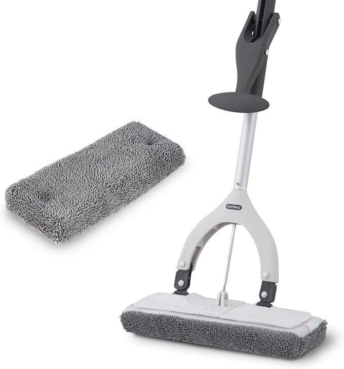 Superio Miracle Microfiber Self-Wringing Flat Mop by Superio