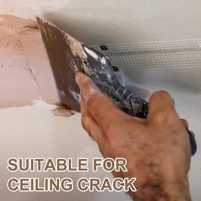 PATIKIL Drywall Repair Mesh Tape, 8 inch x 328 ft Fiberglass Repair Patch - Image 6