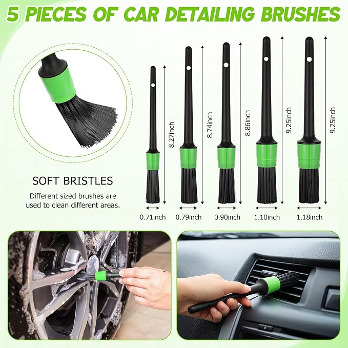 16 Pcs Windshield Cleaner Tool, Car Cleaning Kit - Image 5