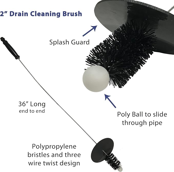 Commercial Floor Drain Cleaning Brush - Image 3