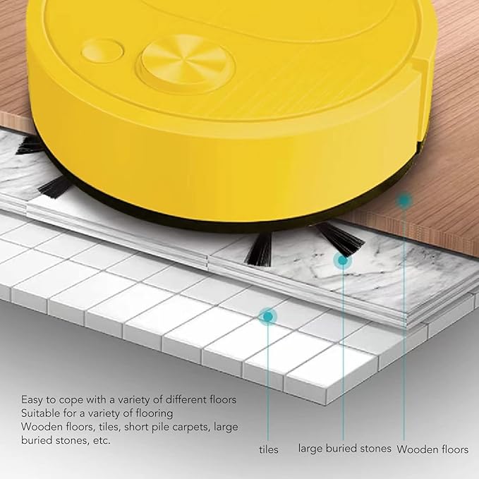 Fdit Robot Vacuum Cleaner, Mini Automatic Avoidance USB Charging Smart Sweeping - Image 4