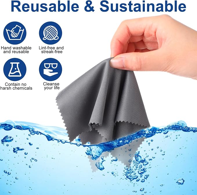 Frienda 50 Pcs Microfiber Cleaning Cloth - Image 3