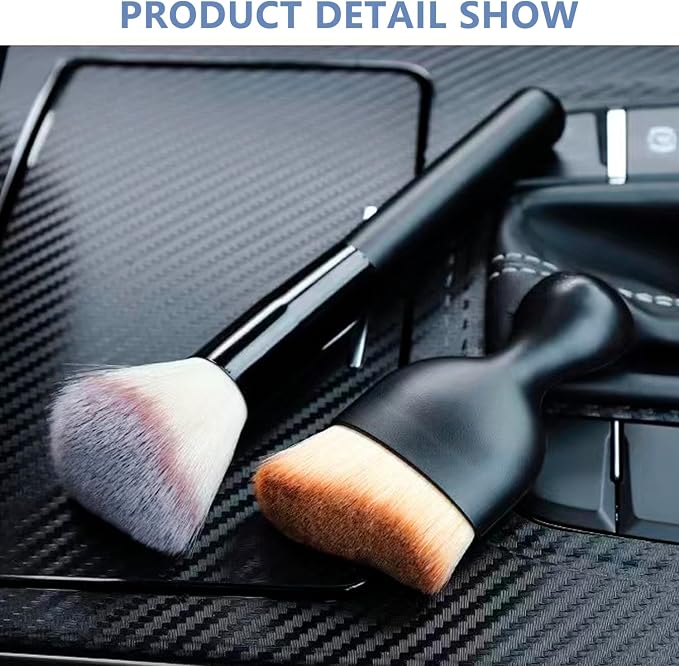 3 Pack Exquisite Microfiber Duster Brushes, Feather Duster, Car Interior - Image 2