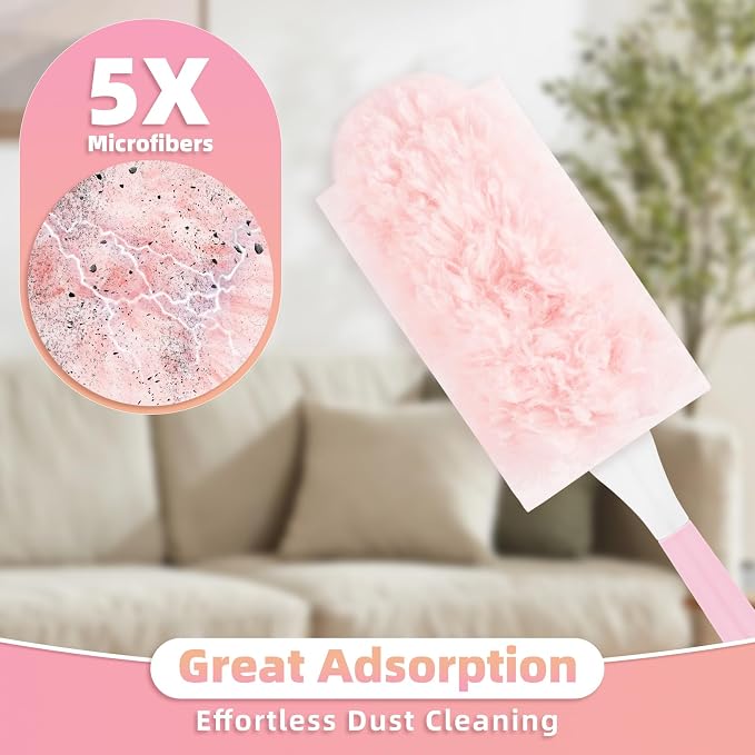 30 Count Pink Duster Refills Compatible - Image 3