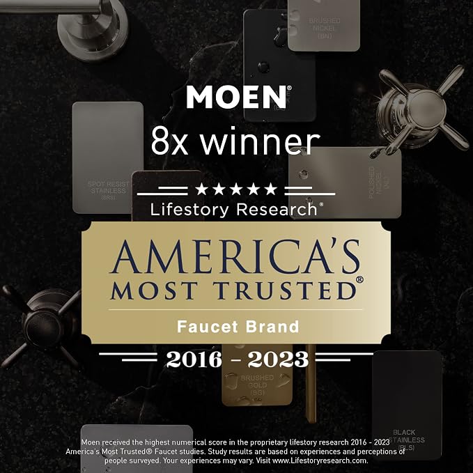 Moen Preston Collection Spot Resist Brushed Nickel 7-inch Bathroom Hand Towel - Image 4
