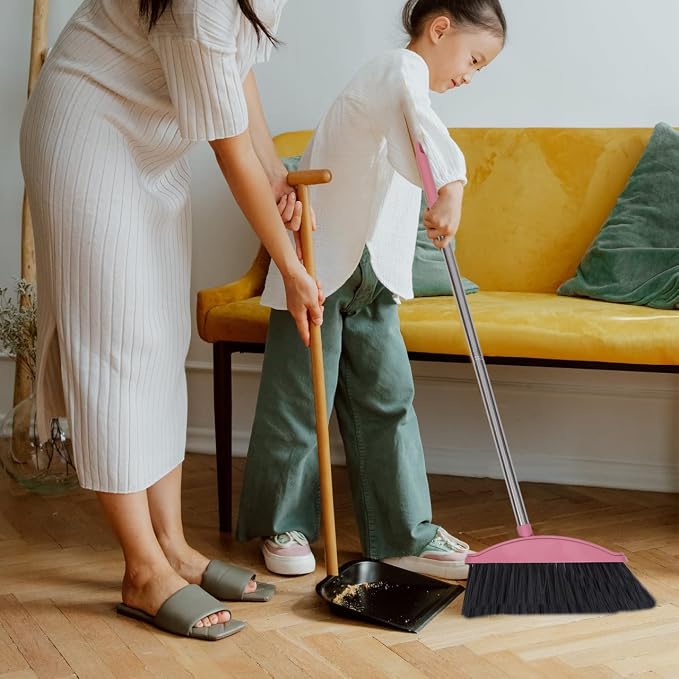 Luxshiny Indoor Broom, Stainless Steel Angle Broom - Image 5