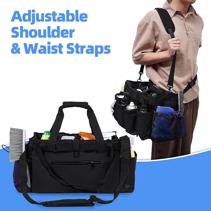2 Large Cleaning Supplies Bags for Housekeepers for Kitchen - Image 5